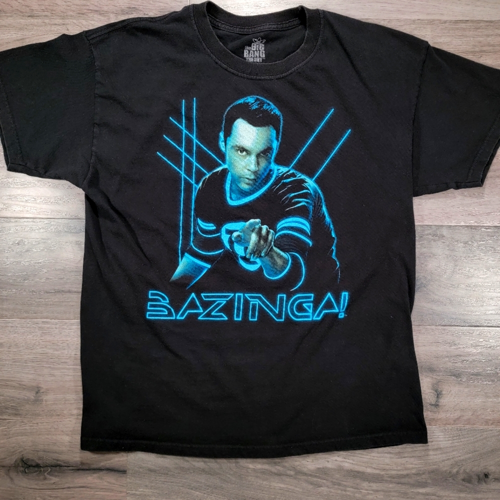 Big bang theory Tron tshirt, size large